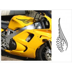 Motorrad Aufkleber Sticker Tattoo Bike Chopper Tribal 30 Angel Flügel