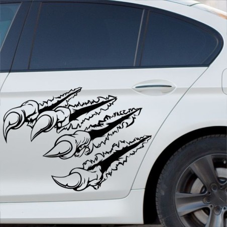 Aufkleber SET Auto Car Tattoo Style Seiten Tribal Dekor Pferd Gecko Power Blumen Ranke Fee Hexe Blumen Blüten Gecko Farbe