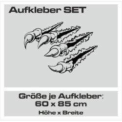 Aufkleber SET Auto Car Tattoo Style Seiten Tribal Dekor Pferd Gecko Power Blumen Ranke Fee Hexe Blumen Blüten Gecko Farbe