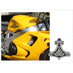 Motorrad Aufkleber Sticker Tattoo Bike Chopper Tribal 41 Thor Hammer