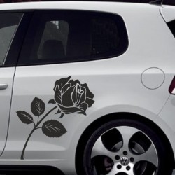 Aufkleber SET Auto Car Tattoo Style Seiten Tribal Dekor Pferd Gecko Power Blumen Ranke Fee Hexe Blumen Blüten Gecko Farbe