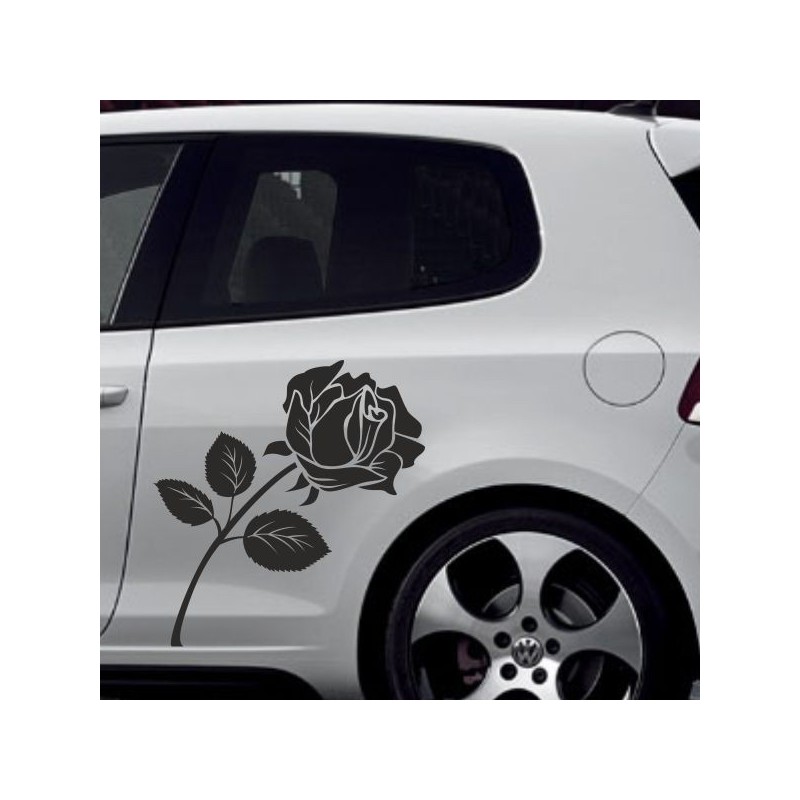 Aufkleber SET Auto Car Tattoo Style Seiten Tribal Dekor Pferd Gecko Power Blumen Ranke Fee Hexe Blumen Blüten Gecko Farbe