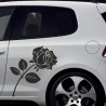 Aufkleber SET Auto Car Tattoo Style Seiten Tribal Dekor Pferd Gecko Power Blumen Ranke Fee Hexe Blumen Blüten Gecko Farbe