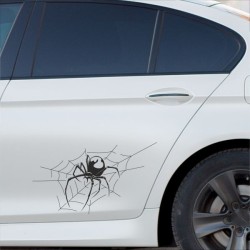 Aufkleber SET Auto Car Tattoo Style Seiten Tribal Dekor Pferd Gecko Power Blumen Ranke Fee Hexe Blumen Blüten Gecko Farbe