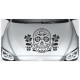 Motorhaubenaufkleber Auto Aufkleber Tattoo Sugar Skull Mexican 112