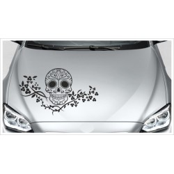 Motorhaubenaufkleber Auto Aufkleber Tattoo Sugar Skull Mexican 114