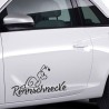 Aufkleber SET Auto Car Tattoo Style Seiten Tribal Dekor Pferd Gecko Power Blumen Ranke Fee Hexe Blumen Blüten Gecko Farbe