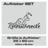 Aufkleber SET Auto Car Tattoo Style Seiten Tribal Dekor Pferd Gecko Power Blumen Ranke Fee Hexe Blumen Blüten Gecko Farbe