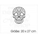 Motorhauben Auto Aufkleber Tattoo Sugar Skull Mexican 118