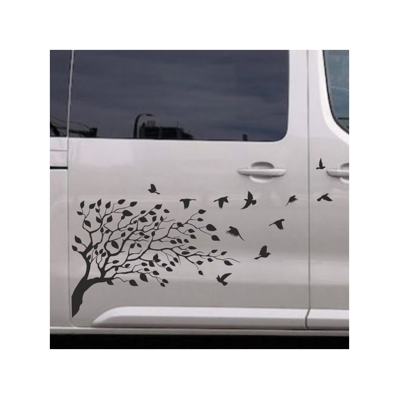 Aufkleber SET Auto Car Tattoo Style Seiten Tribal Dekor Pferd Gecko Power Blumen Ranke Fee Hexe Blumen Blüten Gecko Farbe