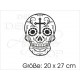 Motorhauben Auto Aufkleber Tattoo Sugar Skull Mexican 119