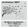 Aufkleber SET Auto Car Tattoo Style Seiten Tribal Dekor Pferd Gecko Power Blumen Ranke Fee Hexe Blumen Blüten Gecko Farbe