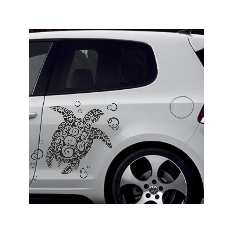 Aufkleber SET Auto Car Tattoo Style Seiten Tribal Dekor Pferd Gecko Power Blumen Ranke Fee Hexe Blumen Blüten Gecko Farbe