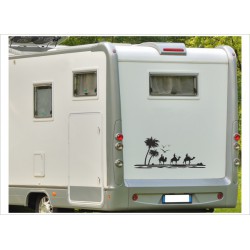 Wohnmobil Wohnwagen Caravan Camper Afrika Kamel 42 Aufkleber