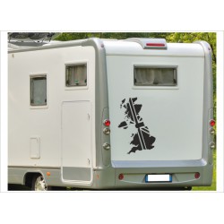 Wohnmobil Wohnwagen Caravan Camper England UK GB Aufkleber