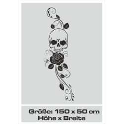 Aufkleber Glas Dekor Fenster Dusche Duschkabine Glas Tür Glastür Schaufenster Beschriftung Spa Wellness Meer Delphin Rose Wasser