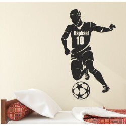 Wandaufkleber Wandtattoo Sport Fußball Kicker Ball Spiel Kinder Kids Snowbord Skateboard Skater Ski Stuntroller Roller