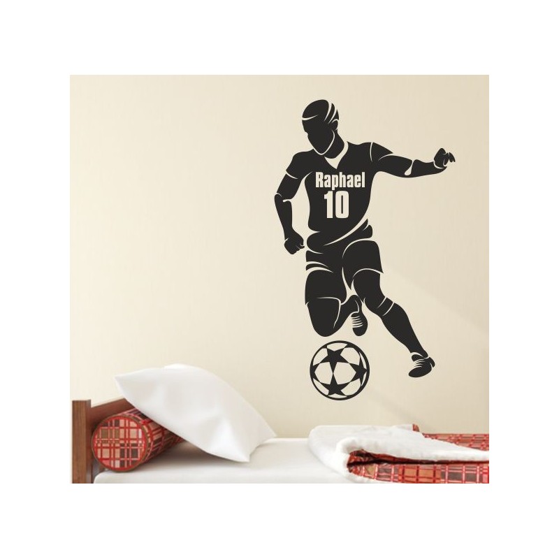 Wandaufkleber Wandtattoo Sport Fußball Kicker Ball Spiel Kinder Kids Snowbord Skateboard Skater Ski Stuntroller Roller