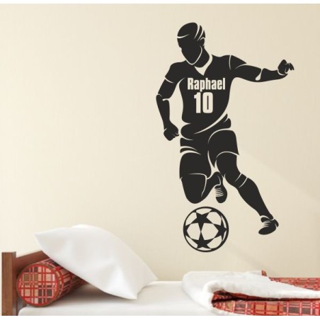 Wandaufkleber Wandtattoo Sport Fußball Kicker Ball Spiel Kinder Kids Snowbord Skateboard Skater Ski Stuntroller Roller