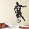 Wandaufkleber Wandtattoo Sport Fußball Kicker Ball Spiel Kinder Kids Snowbord Skateboard Skater Ski Stuntroller Roller