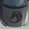 Aufleber Auto Pferd Fohlen Stute Hengst Hufeisen Glück Spruch Dekor Stall Pferdehof Reiten Sport Familie Ponny Kinder Tattoo