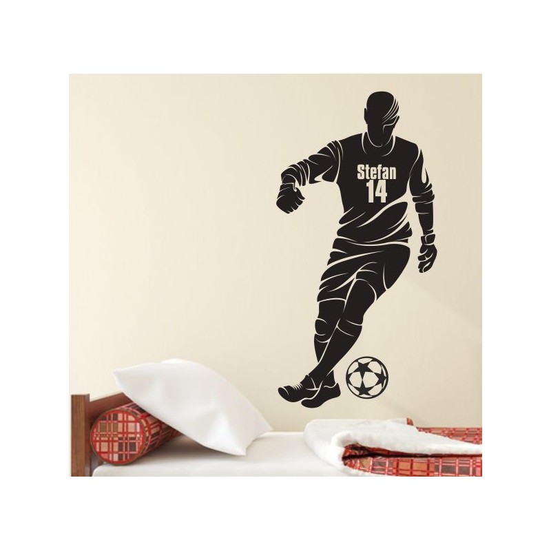 Wandaufkleber Wandtattoo Sport Fußball Kicker Ball Spiel Kinder Kids Snowbord Skateboard Skater Ski Stuntroller Roller