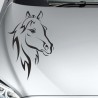 Aufleber Auto Pferd Fohlen Stute Hengst Hufeisen Glück Spruch Dekor Stall Pferdehof Reiten Sport Familie Ponny Kinder Tattoo
