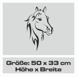 Aufleber Auto Pferd Fohlen Stute Hengst Hufeisen Glück Spruch Dekor Stall Pferdehof Reiten Sport Familie Ponny Kinder Tattoo