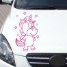 Einhorn Aufkleber Tattoo Sticker Unicorn Sternenstaub Glitzer Prinz Luftballon Herz Liebe Glitzer Sterne Staub Magie Glück