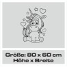 Einhorn Aufkleber Tattoo Sticker Unicorn Sternenstaub Glitzer Prinz Luftballon Herz Liebe Glitzer Sterne Staub Magie Glück
