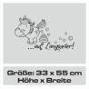 Einhorn Aufkleber Tattoo Sticker Unicorn Sternenstaub Glitzer Prinz Luftballon Herz Liebe Glitzer Sterne Staub Magie Glück