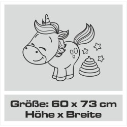 Einhorn Aufkleber Tattoo Sticker Unicorn Sternenstaub Glitzer Prinz Luftballon Herz Liebe Glitzer Sterne Staub Magie Glück