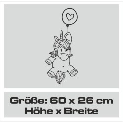 Einhorn Aufkleber Tattoo Sticker Unicorn Sternenstaub Glitzer Prinz Luftballon Herz Liebe Glitzer Sterne Staub Magie Glück