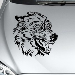 Aufkleber Auto Car Wikinger Viking Wölfe Wolf Runen Schwert Schild Rabe Runen Odin Odin´s Wölfe Böse Kette Valhalla Walhalla