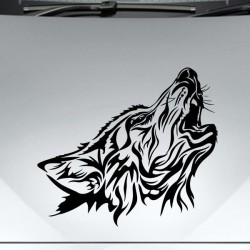 Aufkleber Auto Car Wikinger Viking Wölfe Wolf Runen Schwert Schild Rabe Runen Odin Odin´s Wölfe Böse Kette Valhalla Walhalla