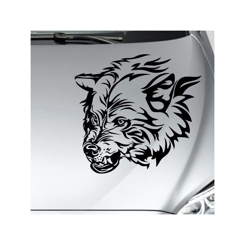 Aufkleber Auto Car Wikinger Viking Wölfe Wolf Runen Schwert Schild Rabe Runen Odin Odin´s Wölfe Böse Kette Valhalla Walhalla