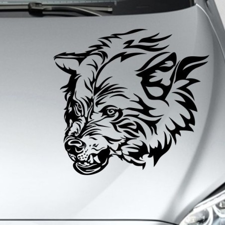 Aufkleber Auto Car Wikinger Viking Wölfe Wolf Runen Schwert Schild Rabe Runen Odin Odin´s Wölfe Böse Kette Valhalla Walhalla