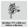 Aufkleber Auto Car Wikinger Viking Wölfe Wolf Runen Schwert Schild Rabe Runen Odin Odin´s Wölfe Böse Kette Valhalla Walhalla