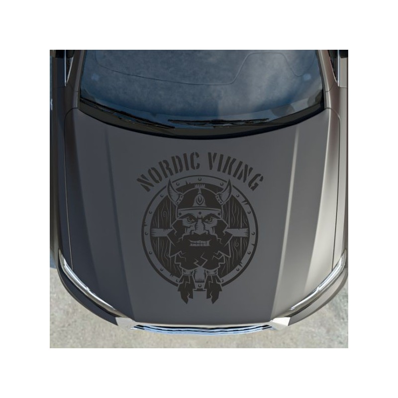 Aufkleber Auto Car Wikinger Viking Wölfe Wolf Runen Schwert Schild Rabe Runen Odin Odin´s Wölfe Böse Kette Valhalla Walhalla