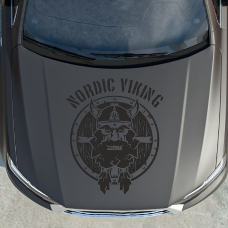 Aufkleber Auto Car Wikinger Viking Wölfe Wolf Runen Schwert Schild Rabe Runen Odin Odin´s Wölfe Böse Kette Valhalla Walhalla