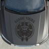 Aufkleber Auto Car Wikinger Viking Wölfe Wolf Runen Schwert Schild Rabe Runen Odin Odin´s Wölfe Böse Kette Valhalla Walhalla