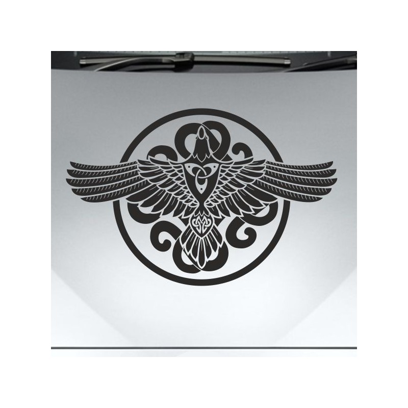Aufkleber Auto Car Wikinger Viking Wölfe Wolf Runen Schwert Schild Rabe Runen Odin Odin´s Wölfe Böse Kette Valhalla Walhalla
