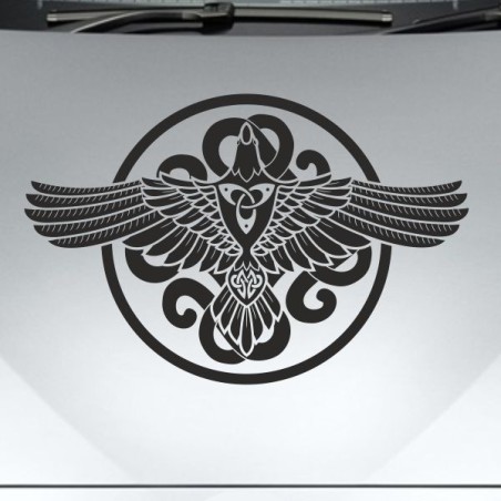 Aufkleber Auto Car Wikinger Viking Wölfe Wolf Runen Schwert Schild Rabe Runen Odin Odin´s Wölfe Böse Kette Valhalla Walhalla
