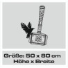 Aufkleber Auto Car Wikinger Viking Wölfe Wolf Runen Schwert Schild Rabe Runen Odin Odin´s Wölfe Böse Kette Valhalla Walhalla