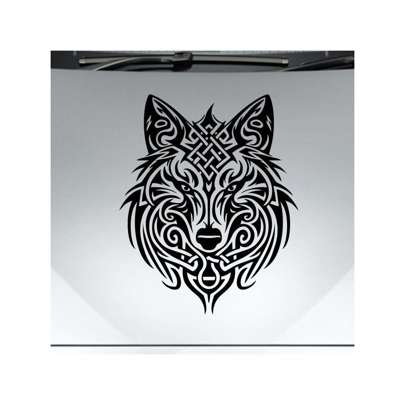 Aufkleber Auto Car Wikinger Viking Wölfe Wolf Runen Schwert Schild Rabe Runen Odin Odin´s Wölfe Böse Kette Valhalla Walhalla