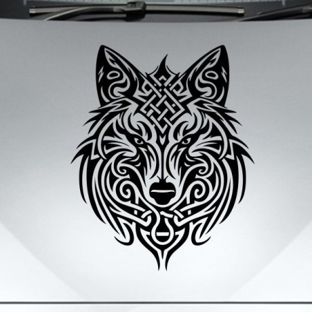 Aufkleber Auto Car Wikinger Viking Wölfe Wolf Runen Schwert Schild Rabe Runen Odin Odin´s Wölfe Böse Kette Valhalla Walhalla
