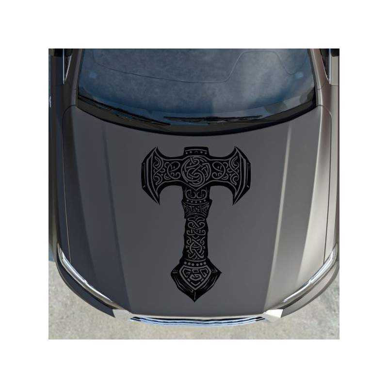 Aufkleber Auto Car Wikinger Viking Wölfe Wolf Runen Schwert Schild Rabe Runen Odin Odin´s Wölfe Böse Kette Valhalla Walhalla