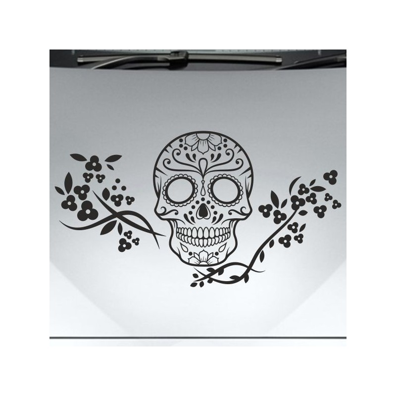 Aufkleber Sugar Skull Lady Catrina Tag der Toten mexianischer Feiertag Dia de los Muertos Ehre Feiere das Gedenken der Toten Aufkleber Sugar Skull Lady Catrina Tag der Toten mexianischer Feiertag Dia de los Muertos Ehre Feiere das Gedenken der Toten