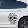 Aufkleber Sugar Skull Lady Catrina Tag der Toten mexianischer Feiertag Dia de los Muertos Ehre Feiere das Gedenken der Toten