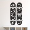 Wandaufkleber Wandtattoo Sport Fußball Kicker Spiel Kinder Kids Snowbord Skateboard Skater Stuntroller Roller BMX Basket Ball